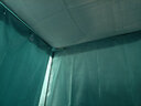 云瑾宿舍床帘下铺学生上铺棉麻强遮光围帘寝室加厚遮光布隔音帘 藏青棉麻(3片帘+顶+支架) 宿舍下铺（1.2米高） 实拍图