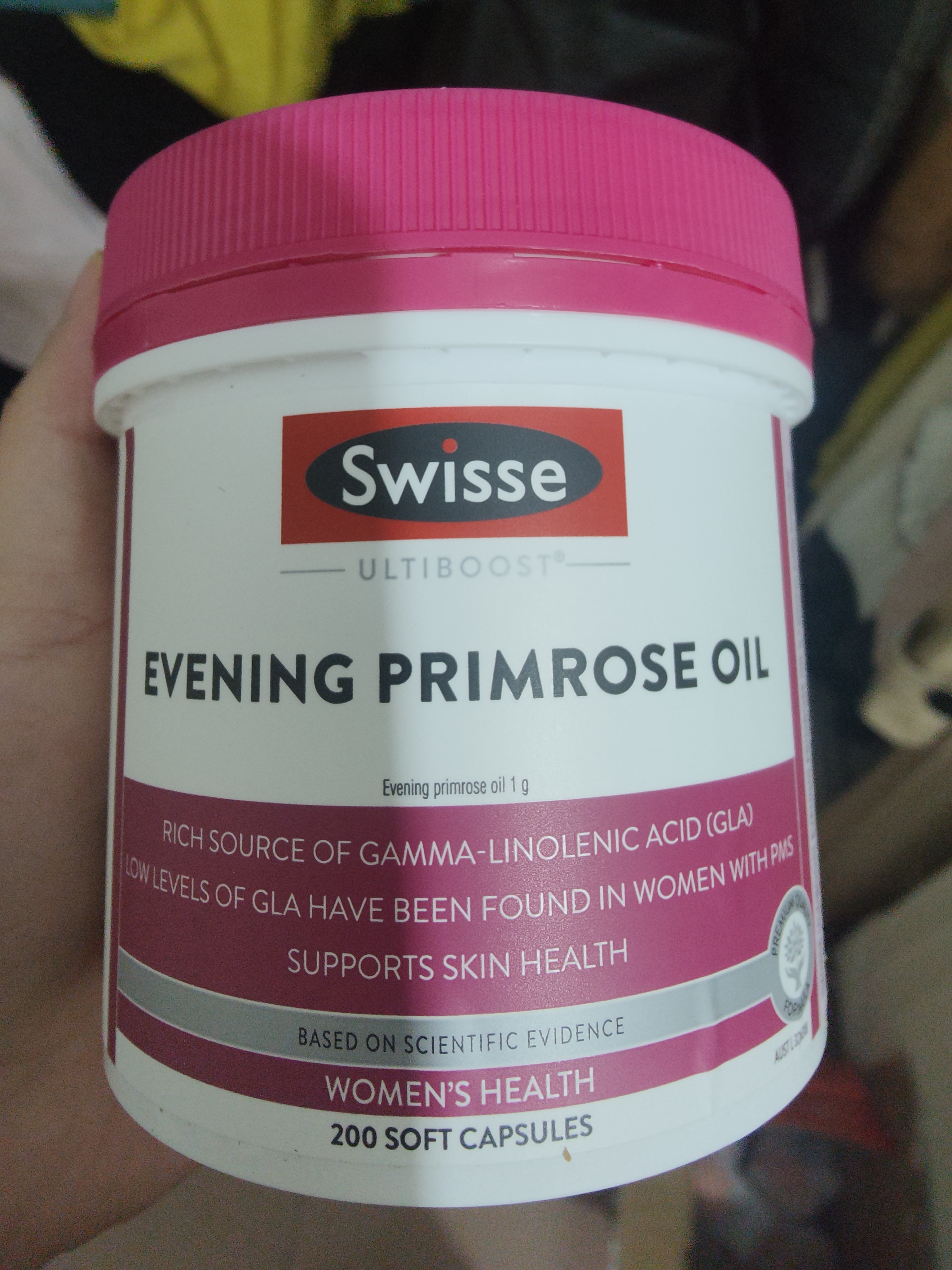 Swisse Swisse月见草油胶囊 卵巢保养 经前养护女性更年期调理 调节例假 【澳洲进口】月见草油胶囊 200粒 实拍图