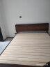 源氏木语实木双人床北美黑胡桃木美式简约木蜡油卧室家具高铺大板床1.8米 晒单实拍图