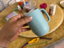 茶花 漱口杯簌 刷牙杯子 牙刷杯牙缸 洗漱杯塑料水杯 1只装 蓝色 晒单实拍图