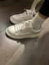 百思图春商场新款牛皮休闲小白鞋松糕厚底女运动板鞋ZWZA3AM4 白色 （女鞋） 38 实拍图