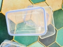 满源公保鲜盒塑料微波加热饭盒上班族便当盒带盖密封长方形冰箱收纳盒子 大号 晒单实拍图