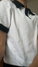 范哲莎夏装女士新款上衣服短袖显瘦宽松T恤2022女装正肩法式POLO领原宿 白色款 M 适合86-105斤 实拍图