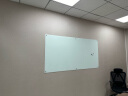得力玻璃白板写字板 200*100cm挂式白板 磁性钢化悬挂白板 玻璃白板 办公家用会议写字板黑板 白板8741 晒单实拍图