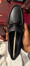 Ferragamo 菲拉格慕  男士CROWN系列牛皮商务正装皮鞋 黑色02A879 0688525 40.5 /6.5码 实拍图