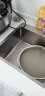 PULT304不锈钢水槽手工单槽厨房洗菜盆洗碗槽洗菜池水斗大水盆台上盆 60x45基础套餐(无龙头) 实拍图