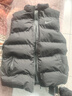 回力男士羽绒棉马甲2025新款秋冬季无袖背心休闲坎肩加厚马甲 M66黑色  支持logo定制 3XL 实拍图