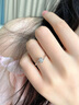 CRD克徕帝【现货闪发】心爱钻戒六爪18K金钻石戒指女婚戒结婚求婚 【臻选】PT950铂金 5分 实拍图