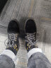 森馬（Senma）时尚潮流英伦马丁靴系带高帮休闲男靴610313608 夜空黑 40码 实拍图
