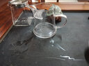 全度（Quandu）公道杯茶具配件手工加厚玻璃分茶器不锈钢茶漏泡茶公道杯 方公道杯300ML（带漏） 实拍图