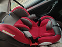 贝蒂乐儿童汽车安全座椅四档舒适调节0-4岁婴儿宝宝可坐可躺通用坐椅 红色+ISOFIX带 实拍图