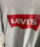 Levi's【全新升级】李维斯新版情侣同款短袖T恤logo印花 灰色0003 2XL 实拍图