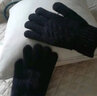 领迷风毛线触屏手套男士冬天女加绒加厚棉老人保暖冬季东北骑行防寒骑车 女款橘粉色 均码 实拍图
