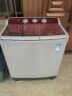 美的（Midea）双桶洗衣机半自动 MP100-S875  10公斤大容量 品牌电机 喷淋漂洗 双桶洗衣机 双缸洗衣机 实拍图