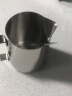 Mongdio 咖啡拉花杯尖嘴拉花缸304不锈钢打奶泡杯 1mm加厚款无刻度 拉花杯350ml 实拍图