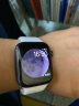 图登适用苹果手表表带apple watch9硅胶iwatchSE/7/8运动表带男女潮流 经典-白色 42/44/45/49mm（加长码） 实拍图