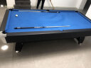 哈野台球桌子成人乒乓球台二合一家用室内桌球台标准型中式黑八球桌游 8尺 蓝色台球桌二合一 晒单实拍图