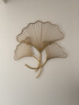 佐森 银杏叶金属墙饰挂件壁饰沙发背景墙面装饰品室内客厅卧室中式铁艺创意家居 银杏叶小号【不锈钢升级款】香槟金色（0.66米款） 实拍图