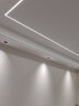 丹辉 线型灯嵌入式线形灯led线条灯带预埋式铝槽灯双眼皮吊顶线性灯 宽20深10mm带边（1米价含光源） 晒单实拍图