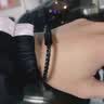 MOLC 编织手绳男潮皮绳手链单身简约男生高级感韩版潮个性礼物小众设计磁铁扣生日礼物 S0383皮绳手链-20cm 实拍图