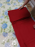 雅鹿家纺 结婚庆四件套非纯棉全棉高档刺绣大红新婚床单被套床上用品 欢喜龙凤+包装( 精品刺绣 高端中式) 床单款 1.8m四件套适合200x230婚被 实拍图