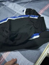 轩莱雅休闲裤子男春夏新款潮牌青少年学生宽松直筒抽绳九分运动束脚裤男 优裤-B69【黑色】 XL 实拍图