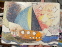 得力（deli）暑假儿童礼物  手工绘画DIY沙画礼盒套装创意砂画安全环保儿童礼物 18色沙画套装  赠配套工具 晒单实拍图