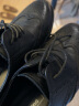热风商务男鞋青年皮鞋男士休闲皮鞋增高韩版雕花布洛克正装鞋潮婚礼鞋 01黑色（H43M0732） 39 晒单实拍图