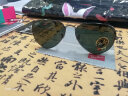 雷朋（RayBan）【明星同款】雷朋太阳镜墨镜飞行员蛤蟆镜男女款开车镜0RB3025 W0879-尺寸58枪色框绿色片 实拍图