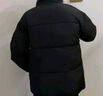 真维斯情侣装男女同款2024冬季新款纯色简约宽松男立领保暖棉服外套G2 黑色2010 M 实拍图