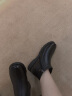 红蜻蜓妈妈鞋真皮奶奶棉鞋女冬季防滑加绒棉靴保暖加厚软底中老年短靴女 黑色WTC41307 35 晒单实拍图