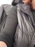 鸭鸭反季羽绒服马甲女款外穿新款短款鸭绒背心马夹外搭秋冬外套KLZ 黑色 M 实拍图