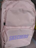 斯凯奇（Skechers）书包男女校园情侣双肩包时尚潮流大容量背包休闲运动包旅行 【冰粉色】L320U196-01F6 实拍图