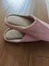 邦有道棉拖鞋静音无声木地板专用四季软底软布底女家居用室内男秋冬季 咖啡色 36-37 S(适合35-36) 实拍图