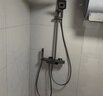 阿牧（AMOO） 花洒枪灰色数显恒温钢琴按键四挡淋浴花洒套装增压喷淋莲蓬头 方形枪灰数显恒温版 实拍图