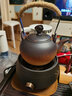 SYANF电陶炉煮茶器家用全自动小型迷你静音电热茶炉铁壶陶壶玻璃煮茶炉 6-御庭珐琅彩孔雀绿电陶炉1000W 实拍图