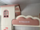鸿度 屋顶城堡高低床儿童床双层床公主床子母床皮床女孩软包上下同宽 高低床 1200mm*1900mm（上下同宽） 实拍图