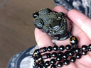 金石灵天然曜石吊坠金曜石貔貅吊坠水晶情侣项链本命年蛇年生日礼物 金曜石霸王貔貅 实拍图