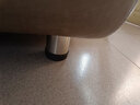 汇乐斯 柜脚 家具脚 加厚可调节家具脚 支撑腿 不锈钢柜脚 厨房橱柜沙发电视柜脚配件 总高8cm 可调高15mm 实拍图