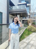 海澜之家（HLA）短袖衬衫女夏季款商务通勤纯色抗菌正装衬衣女装 【抗菌】浅蓝Y1 35 155/80A 实拍图