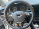 方向盘套真皮四季通用整张牛皮汽车把套专车专用 大众捷达VS5 VS7 VA3 纯黑色 实拍图