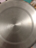 Momscook慕厨不锈钢盘子圆盘菜碟 家用菜盘做沙拉304不锈钢加厚多功能菜盆 JA-WP22-不锈钢盆 22cm 实拍图