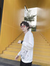 回力牛仔裤男夏季新款阔腿显高直筒休闲裤春秋季百搭裤子 黑灰色 XL （建议130-155斤） 实拍图
