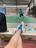 YONEX尤尼克斯羽毛球鞋男鞋女yy超轻专业减震透气防滑训练运动鞋 白蓝 SHB101CR 防滑透气 37 (230mm) 【拍大一码】 实拍图