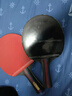 克洛斯威乒乓球拍三星拍直横双拍套装2支装学生训练比赛拍进攻型双拍直横拍双面反胶兵乓球拍 P304-3星 横拍2支+3个球1拍包 实拍图