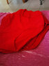 水晶豆 女士内裤纯棉裆棉质面料高腰中老年大码宽松妈妈内裤老人三角裤头全棉 大红 XL【腰围2尺5至2尺8】 实拍图