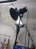 神牛（Godox） SL200W三代摄影灯LED直播补光灯网红主播影楼太阳灯人像视频录制常亮灯柔光灯 【套装8】SL200三代三灯套装【柔光箱/灯笼罩】 白光版 实拍图