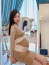优美珍日本托腹带孕妇专用春夏款耻骨痛护腰带孕中期孕妇护腰孕晚期专用 肤色 L 实拍图