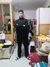 花花公子运动套装男士三件套春秋季新款爸爸装大码中老年人休闲跑步运动服 3981黑色【春秋款三件套】 3XL【建议161--180斤左右】 实拍图