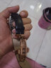 启达时（Keys）进口机芯酒桶型手表男长方形机械表镂空商务男表金色腕表男友礼物 玫壳黑面皮带（进口NH35机芯） 实拍图